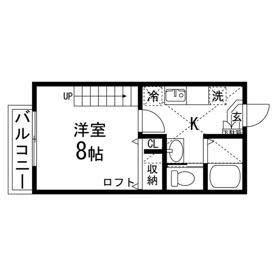 ピースフル川内の間取り