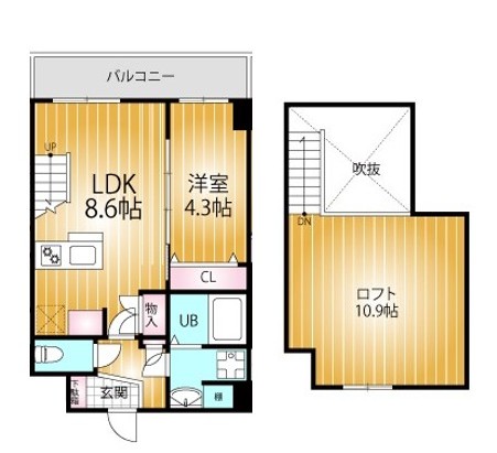 LANART四街道の間取り