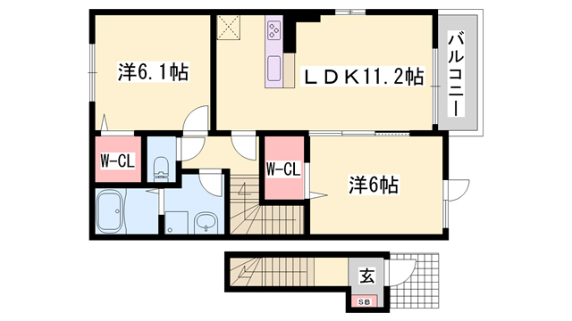 リビエールIIIの間取り