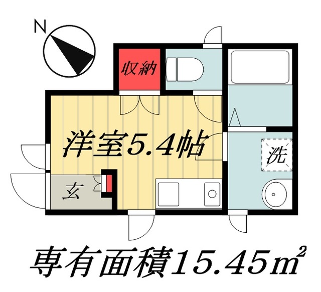 船橋市南本町のアパートの間取り