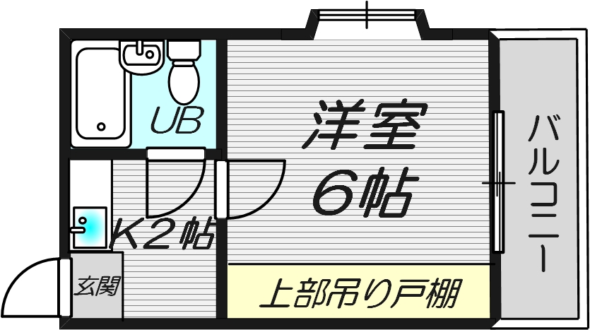 コーポウエスト森口の間取り