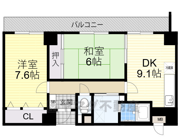 ヴィラ アルデールの間取り