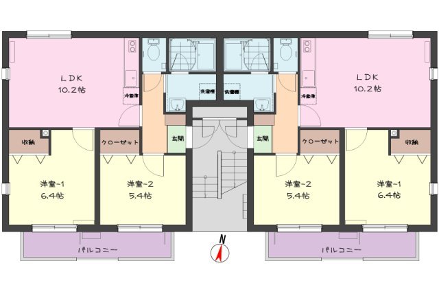 エントピアＯＧＩＮＯの間取り