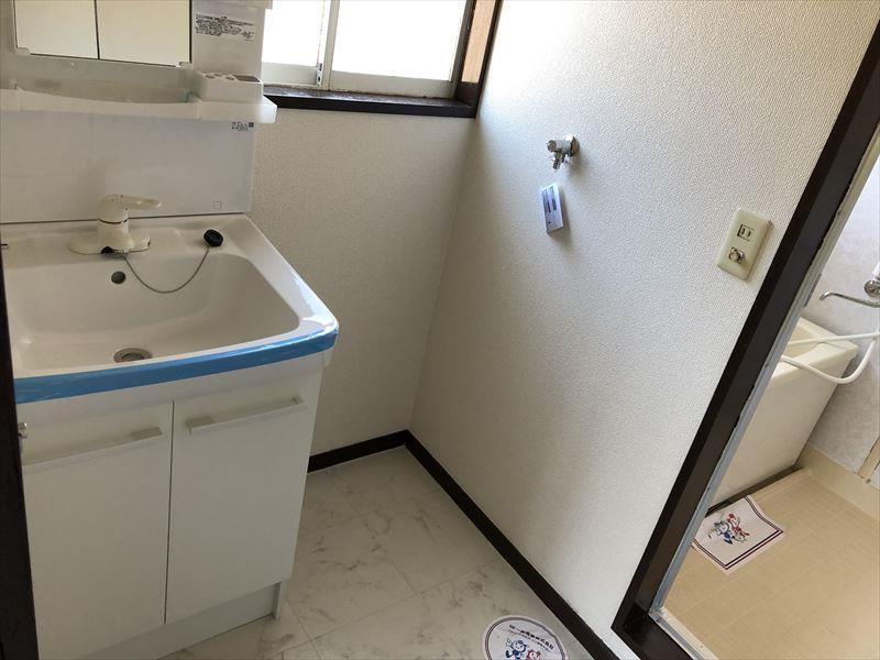 洗面設備　洗面所も2階にあります！