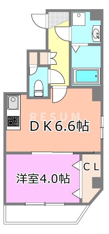千葉県千葉市中央区今井１（マンション）の賃貸物件の間取り