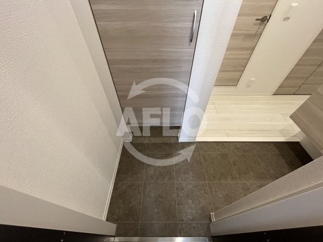 玄関　プランドール文の里　玄関