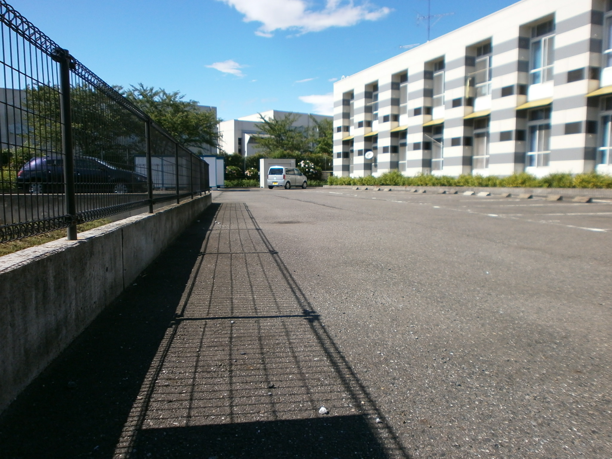 駐車場　建物南西側が駐車場です。