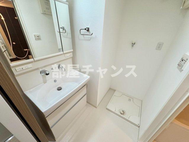 洗面設備　使いやすい洗面所です