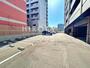 駐車場　建築工事中
