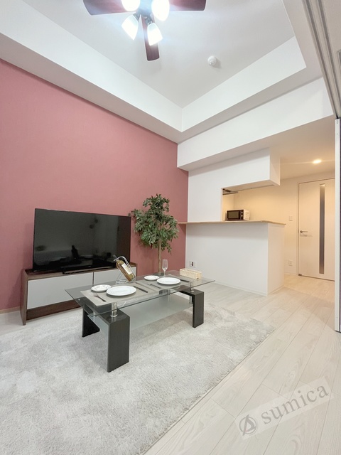 居室・リビング　照明付きで明るいお部屋です♪♪