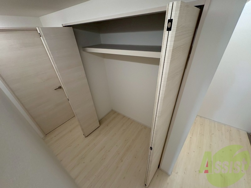 収納　収納を開けてみました！たくさん入りそうですね～