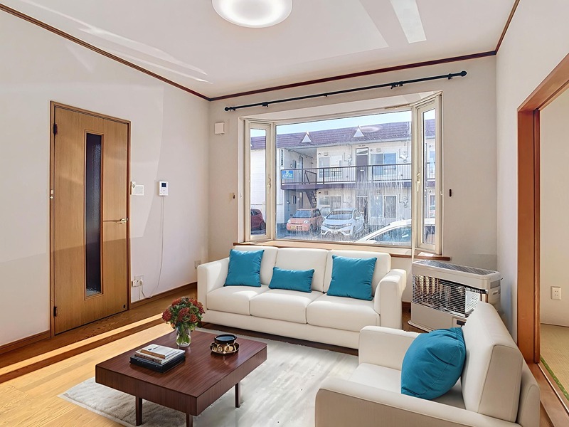 居室・リビング　本画像はCGで作成しており実際に現地に家具は置かれてません。