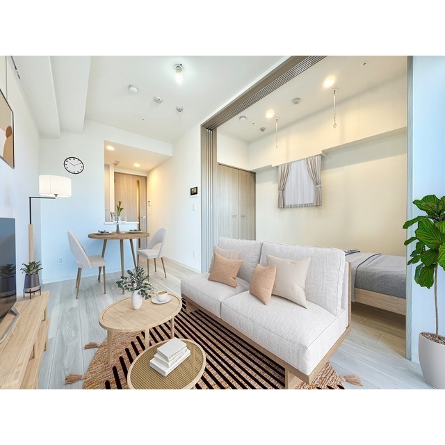 居室・リビング　【家具・調度品等はＣＧ　加工です。実際の