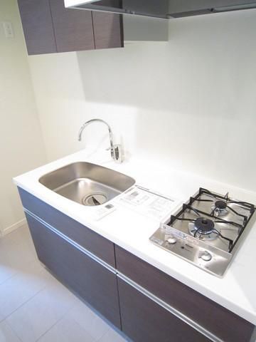 キッチン　ガス２口コンロシステムキッチン