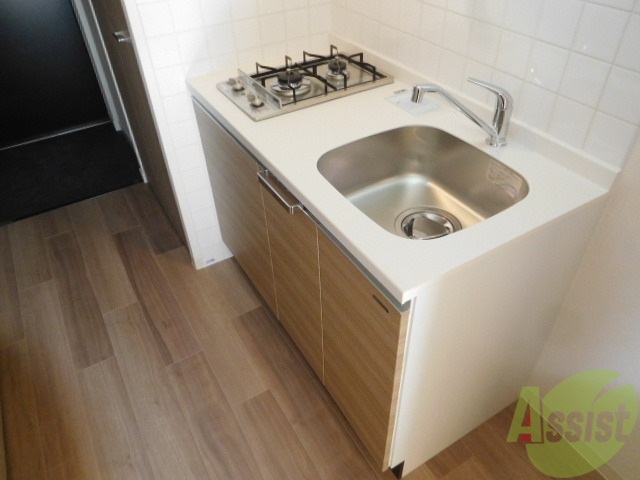 キッチン　２口ガスコンロのキッチンです。