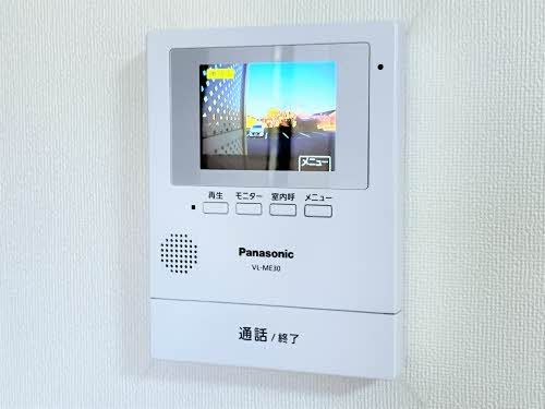 セキュリティ　モニター付きドアホン