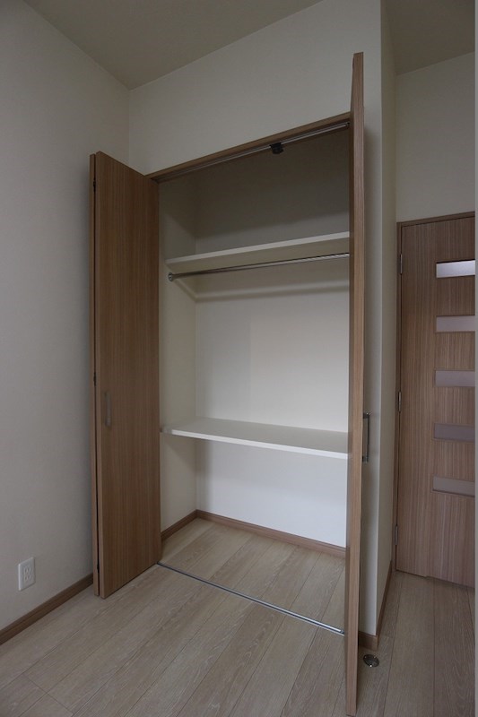 収納　収納も大容量で、壁一面です。