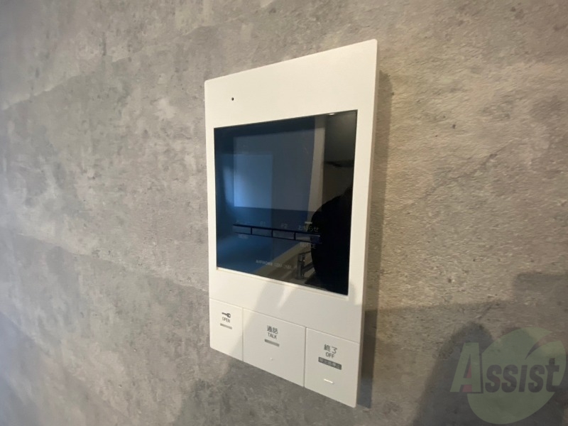 セキュリティ　インターホンで来客確認ができます。安心ですね。