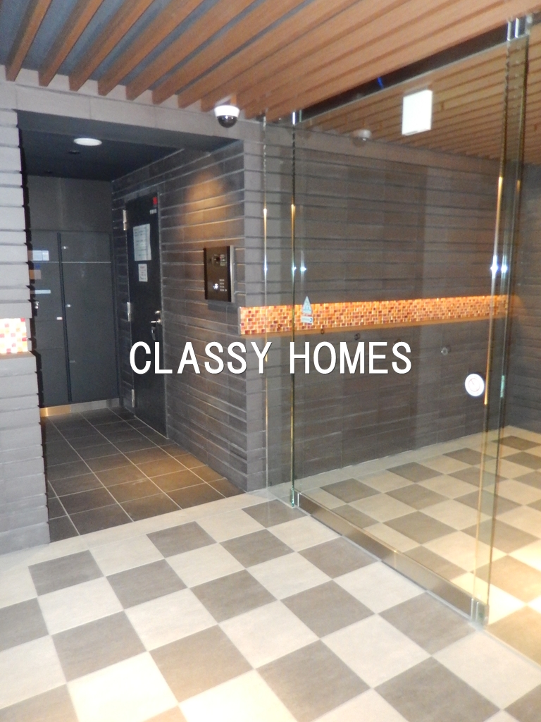 エントランス　2016年竣工 アジールコート北品川：エントランス