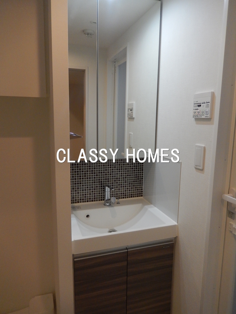 洗面設備　2016年竣工 アジールコート北品川：洗面台