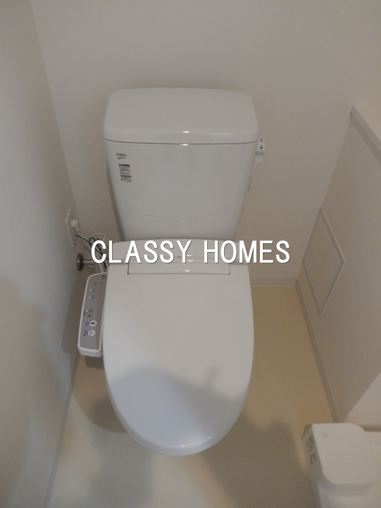 トイレ　2016年竣工 アジールコート北品川：トイレ