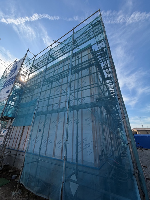 建物外観　建築中