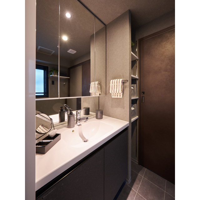 洗面設備　家具・家電の備え付けはありません