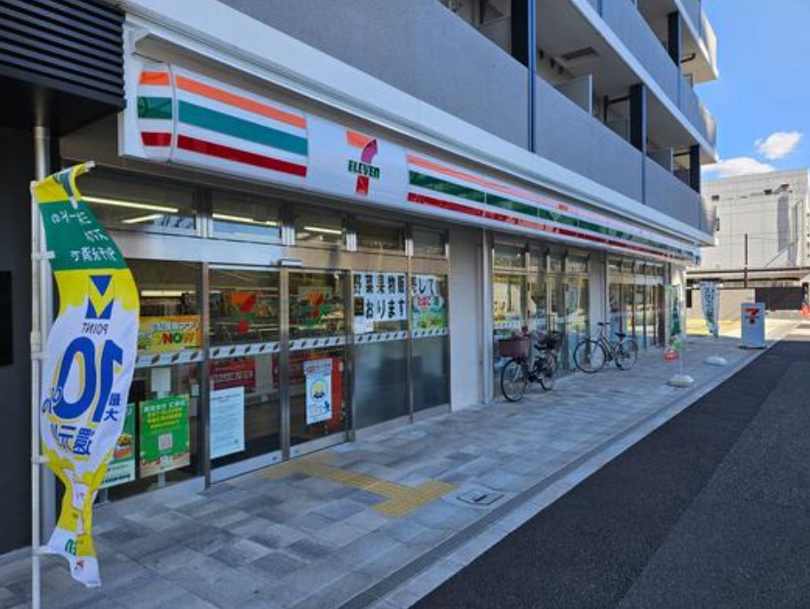 コンビニ　セブンイレブン江東塩浜1丁目店（コンビニ）まで1m