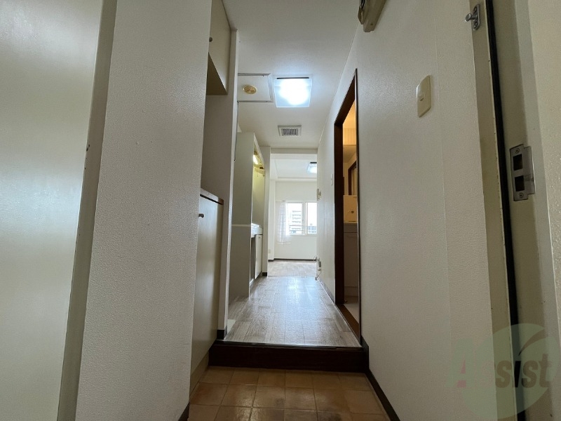 玄関　玄関にはシューズボックスもあって便利そう！