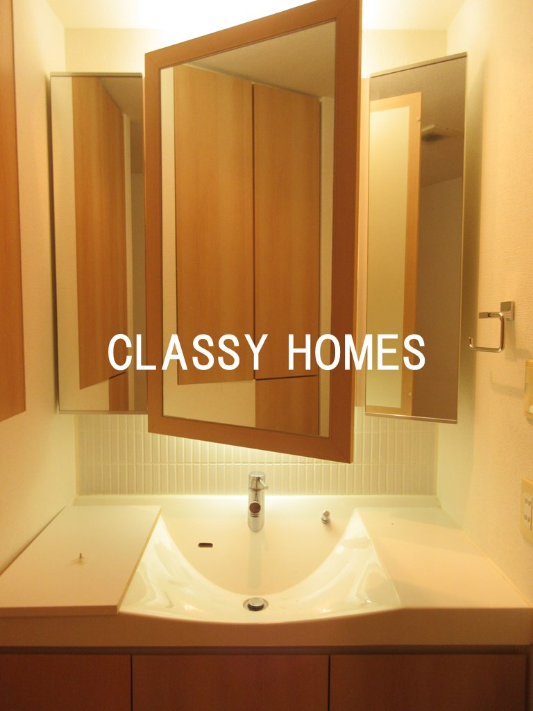 洗面設備　2006年竣工　芝浦アイランドケープタワー：洗面台