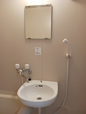 洗面設備　使いやすい洗面所です