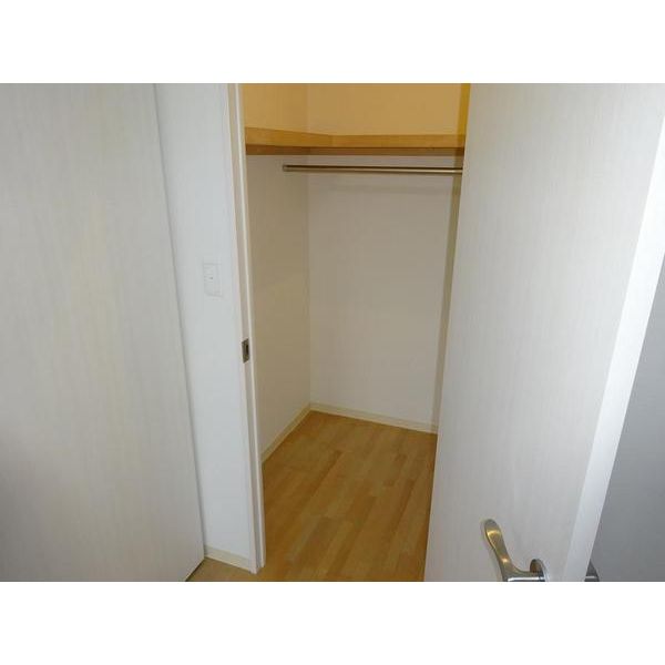 収納　広々ウォークインクローゼット