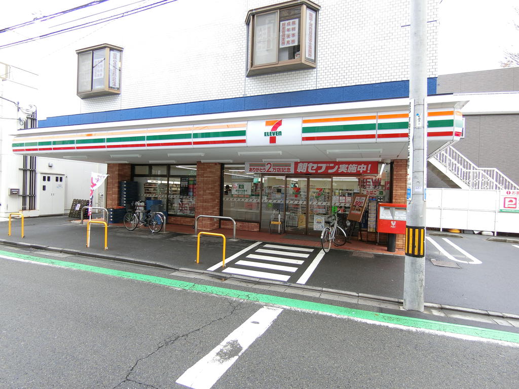コンビニ　セブンイレブン柴崎駅北店（コンビニ）まで343m