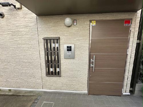 エントランス　オートロックゲート