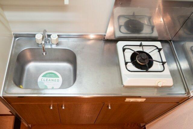 キッチン　1口ガスコンロ