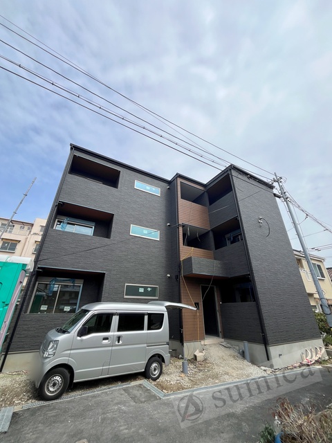 建物外観　新築・ネット無料・設備充実です♪