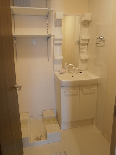 洗面設備　Ａ３０７　洗髪洗面化粧台　洗濯機置場