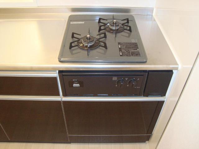 キッチン　２口ガスコンロ（イメージ）