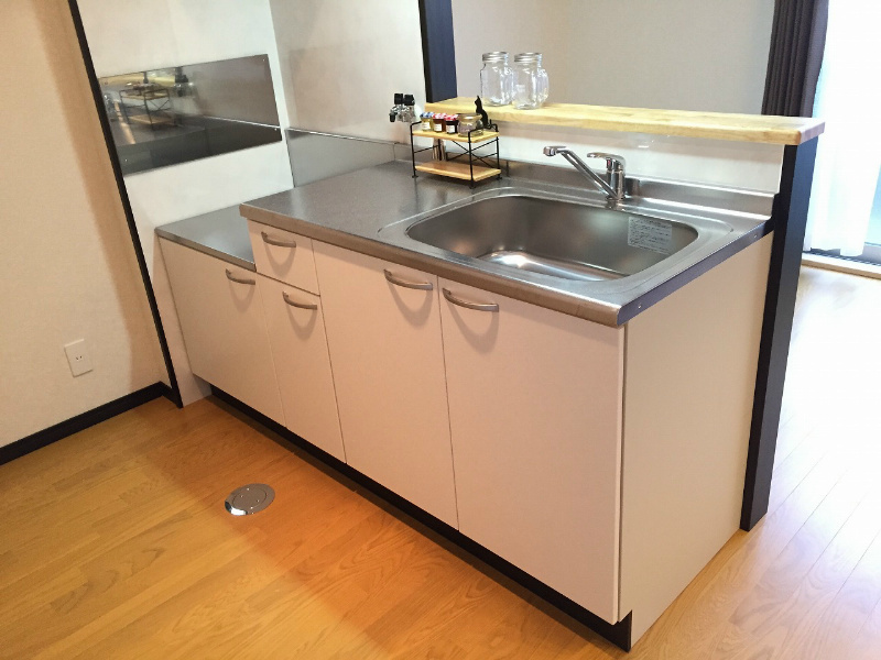 キッチン　301号室の写真です