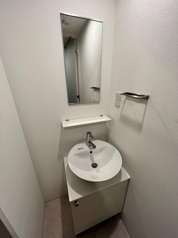 洗面設備　独立洗面化粧台付き