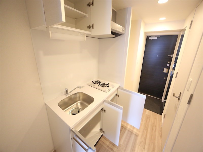 キッチン　システムキッチン（ガス2口コンロ付）