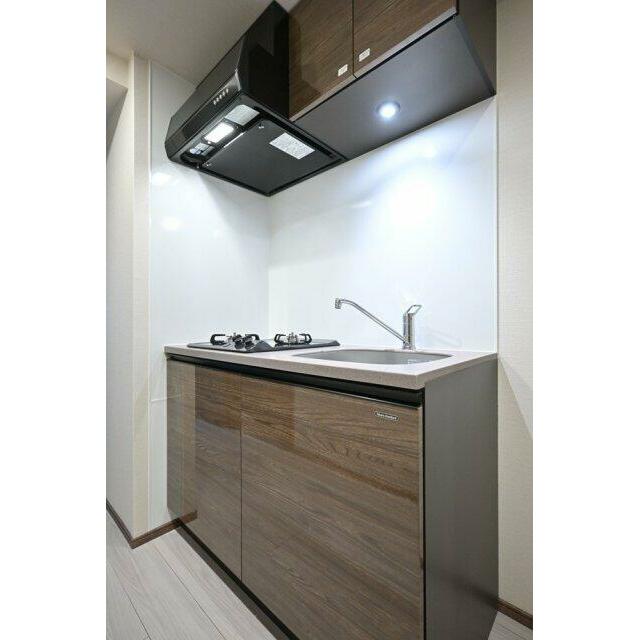 キッチン　システムキッチン（2口ガスコンロ）