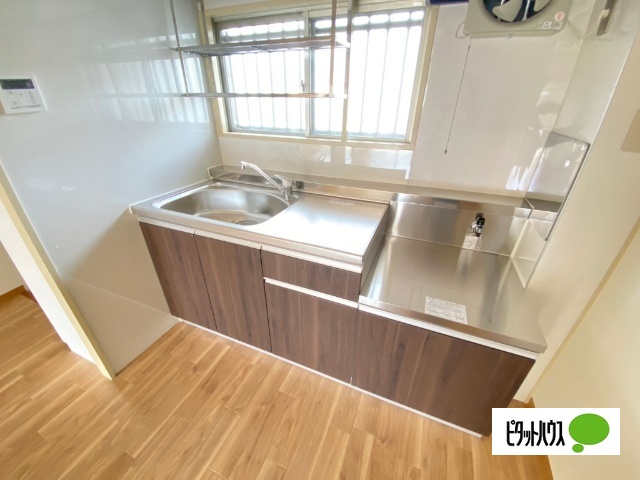 キッチン　ガスコンロ設置可♪