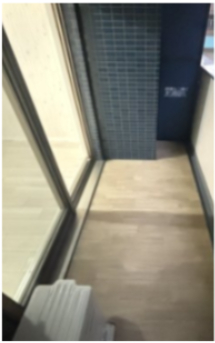 バルコニー　広々としたバルコニーです