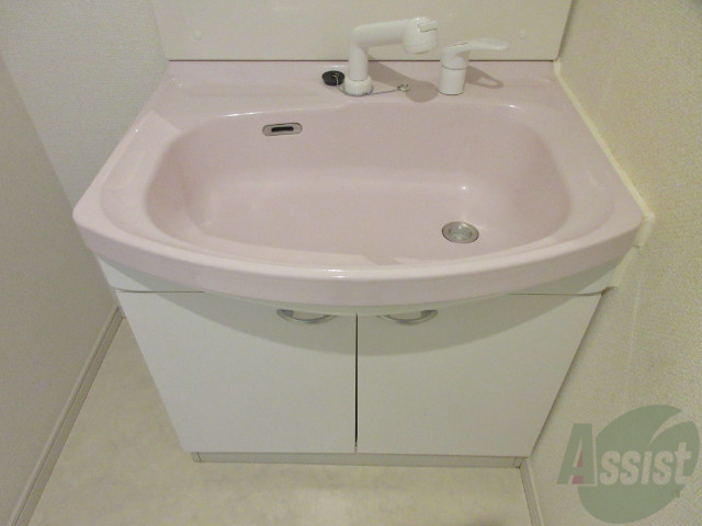 洗面設備　忙しい朝の味方、独立洗面台があるのは嬉しいですね。