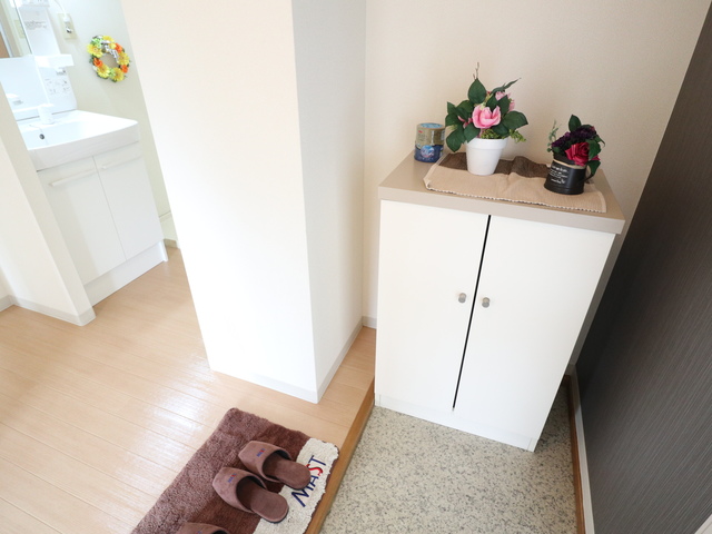 玄関　備品は付きません