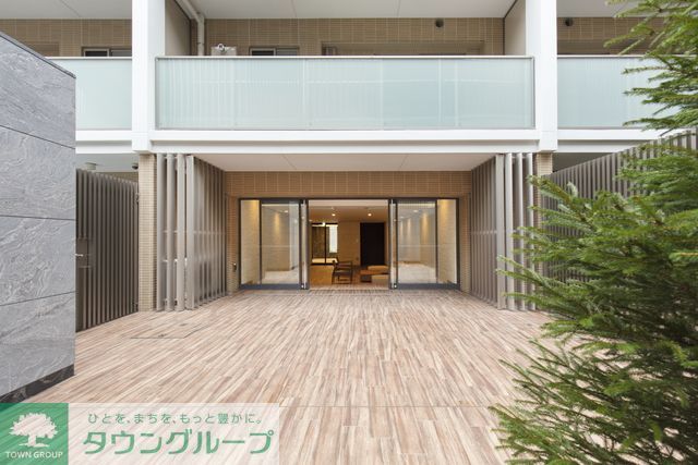 その他共有部分　2017年12月撮影 中庭