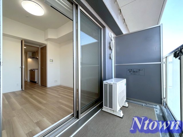 バルコニー　広々としたバルコニーです