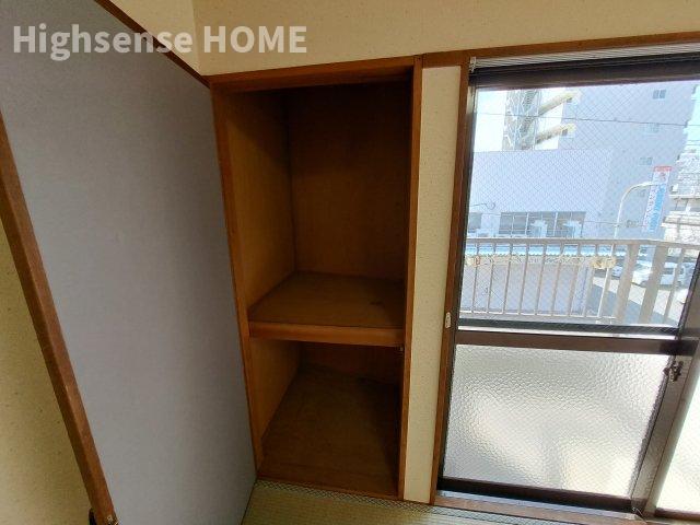 収納　たっぷりとした収納スペースです