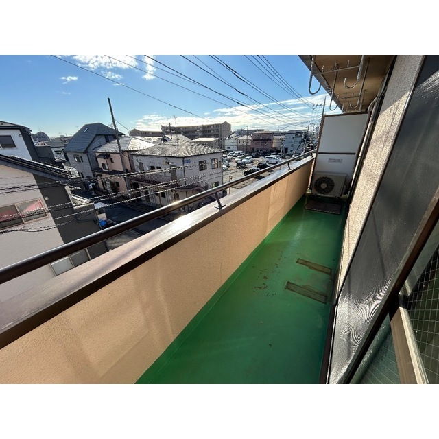 バルコニー　落ち着いた時間を過ごせるバルコニーです